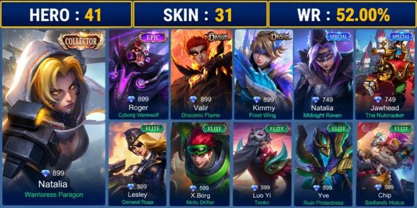 VERY CHEAP SPECIAL SKIN ACCOUNT