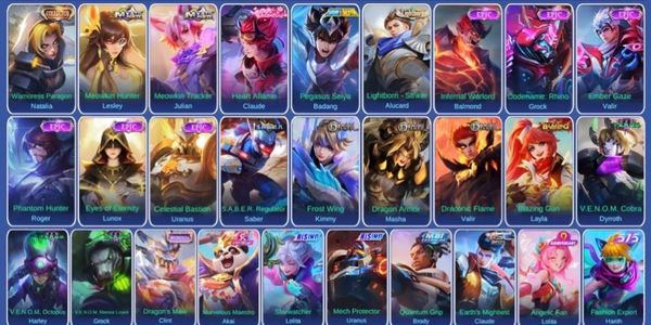 skin 120 | COLLECTOR NATALIA | BADANG SEINT SEIYA | VALENTINE CLAUDE #CHEAP #OP