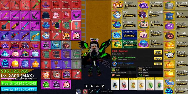 Blox Fruits Account Perm Dragon