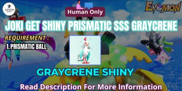 جوكِي الحصول على SHINY PRISMATIC SSS GRAYCRENE