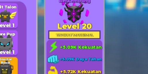 Evolved Apex lord max level 5k strength