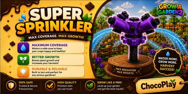 Süper Sprinkler | Grow A Garden 2