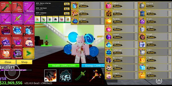 Blox Fruits Account GG Permanent Kitsune