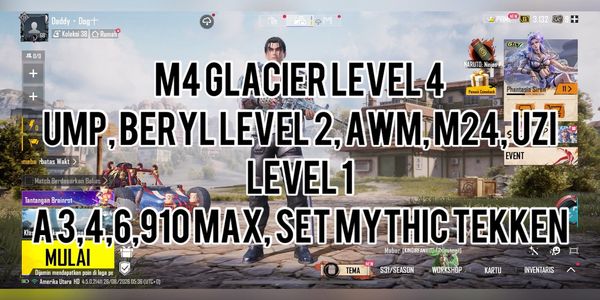 M4 GLACIER และอาวุธอื่นๆ พร้อมคิล