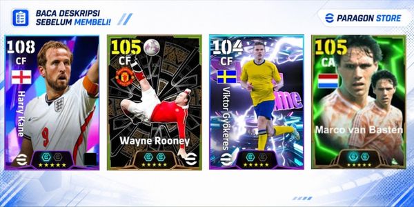 บัญชี Efootball ชุด Special Phenomenal Finishing Series