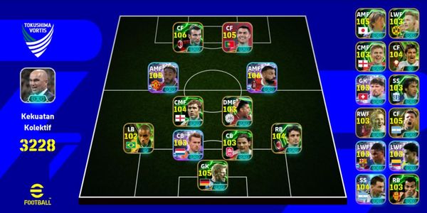 eFootball Account Strength 3200+ Many Managers
