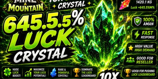 Crystal Luck - 645,500,000% Luck (645.5M% Luck)