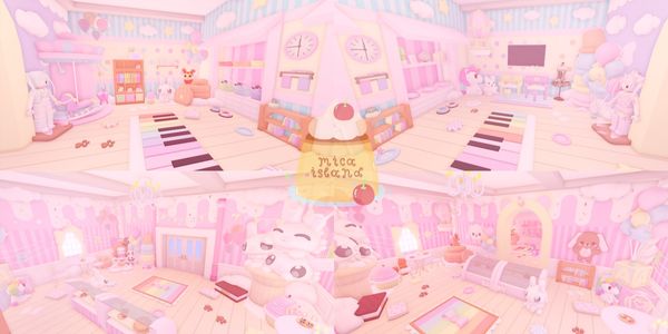 Casa de panadería CuteCore unicornio gatito