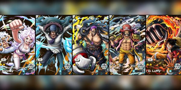 ไอดี 4 Extreme Bonney EX Max Kuzan EX Max Zephyr EX 5 Roger EX Luffy Max [Android/iOS]