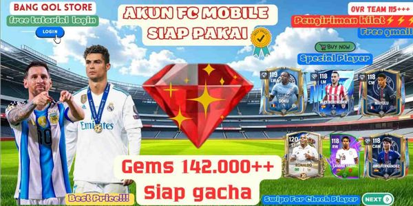 FC MOBILE ACCOUNT READY TO USE | RED GEMS 90,000+++ READY TO GACHA UNTIL SATISFIED | PLAYERS AS PER PHOTO | #1