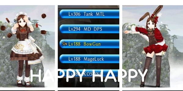 HIGH LEVEL ACCOUNT 5 SLOT CHAR HV ARM TERONG 2S EQUIPPED AVA CHOCOLATIER SET MP10% BONUS ORB 5