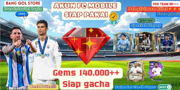 FC MOBILE ACCOUNT READY TO USE | GEMS 100,000+++ READY FOR TOP PLAYER GACHA | AS PER REAL PHOTO CHECK DESCRIPTION | #3