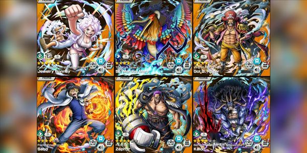 ไอดี 6 Extreme Bonney EX Max Mars EX Roger EX Sabo EX Zephyr EX Kaido EX V2 [Android/iOS]
