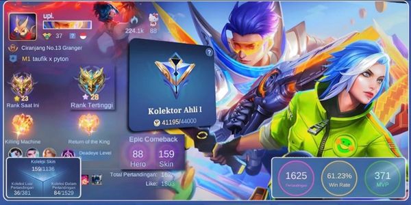 skin 159 | COLLECTOR GRANGER | LUCKYBOX LANCELOT, ZHASK, EUDORA, LESLEY #SULTAN #CHEAP #OP