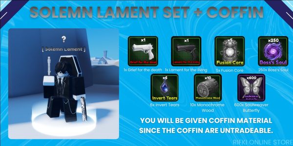Solemn Lament Set + Coffin Material
