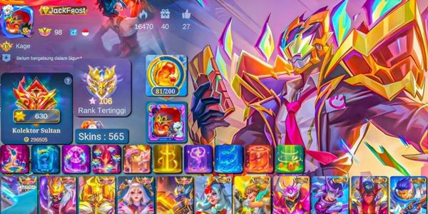 EX IMO KOLSUL ACCOUNT, JUNGLER SPECS, GOLD, MID, ALL INCLUDED SKIN 565, POINTS ALMOST 300K #135