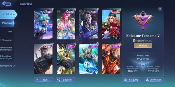 #1 Mobile Legends Account | Famous Collector Cheap