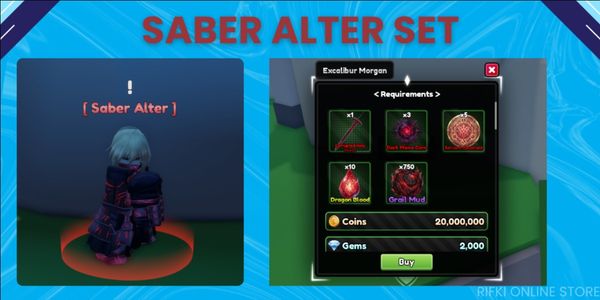 Saber Alter / Excalibur Morgan Set