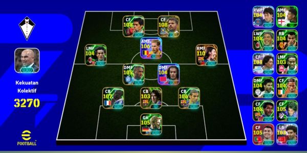 efootball account rating 3125+ #5 by karz (must read the description first before ordering)