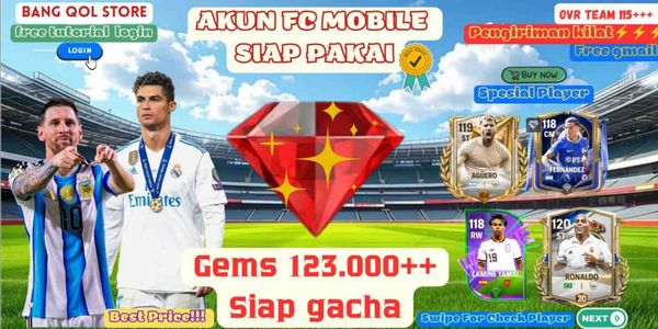 AKUN FC MOBILE SMURF | GEMS AS PER PHOTO | PLAYERS AS PER PHOTO | LIGHTNING DELIVERY | FREE LOGIN TUTORIAL | #1