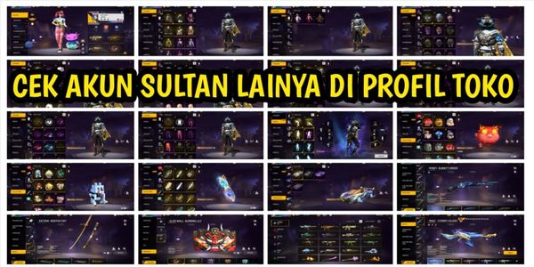 SUPER CHEAP FF ACCOUNT, LUXURY VAULT & WEAPONS, ELITE CS DREAM