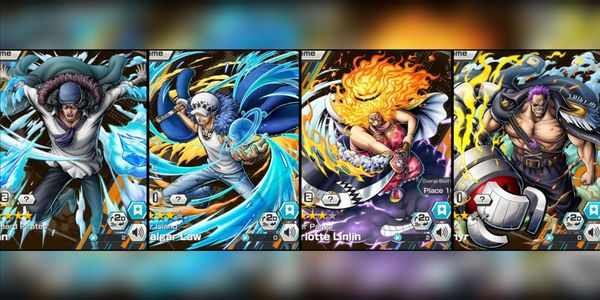 ไอดี 4 Extreme Kuzan EX Max Law EX 5 Big Mom EX 5 Zephyr EX [Android/iOS]