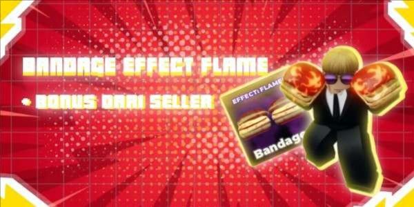 Glove Bandages Flames – untitled boxing game