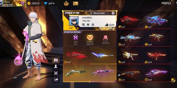 Cheap Free Fire account