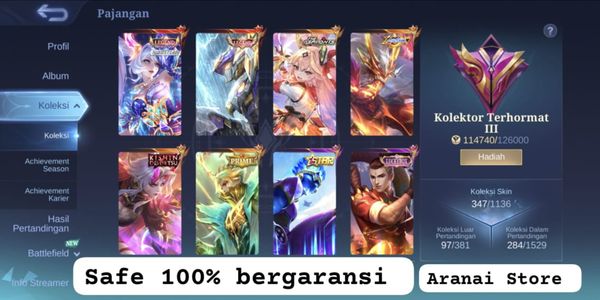 MLBB Account SKIN JACKPOT!! SAFE WITH WARRANTY