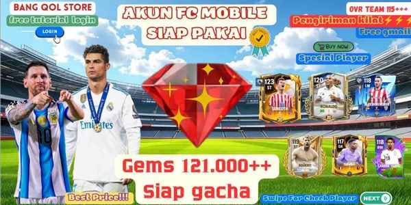 FC MOBILE SMURF ACCOUNT READY TO USE | 100,000+++ GEMS | AS SHOWN IN PHOTO #8
