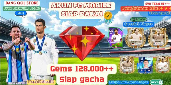 FC MOBILE SMURF ACCOUNT READY TO USE | 100,000++ GEMS | AS SHOWN IN PHOTO #10