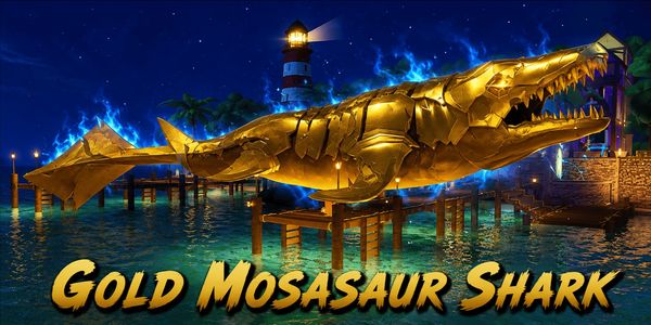 Gold Mosasaur Shark