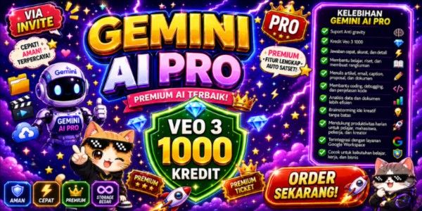 GEMINI AI PRO + VEO 3 + GOOGLE DRIVE 5TB