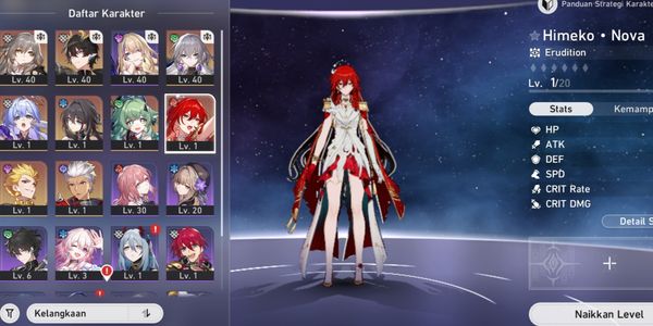 Himeko Nova, Archer, Gilgamesh, Danheng PT, Robin, Huohuo, Ruan Mei