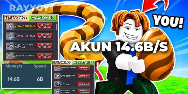 บัญชี 14B+/วินาที - Steal An Egg