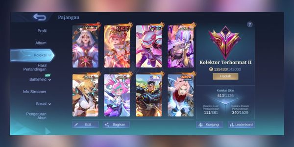 ACCOUNT MOBILE LEGEND | COLLEZIONISTA RISPETTATO | MOLTE SKIN LIMITATE | ECONOMICO & GARANTITO