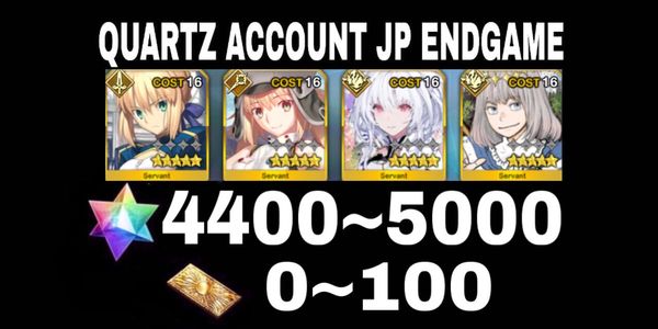 Account SQ FGO JP Quad Support+Free SSR