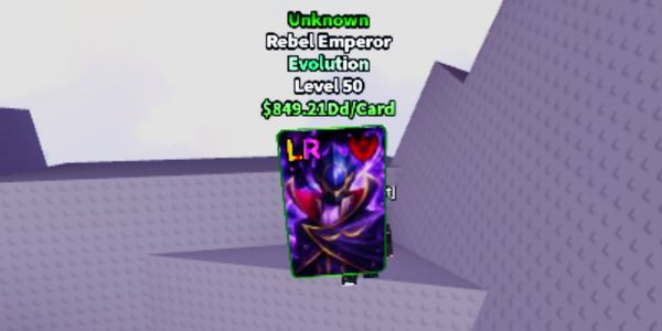 Unknown Rebel Emperor (849.21Dd)