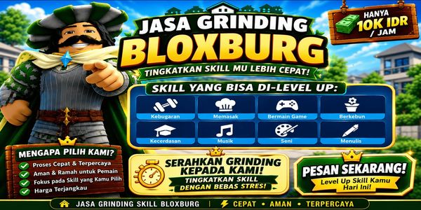 LEVEL UP SKILL BOOSTING SERVICE | 1 HOUR | WELCOME TO BLOXBURG