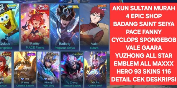 CHEAP SULTAN ACCOUNT RANKED NICE READY TO USE