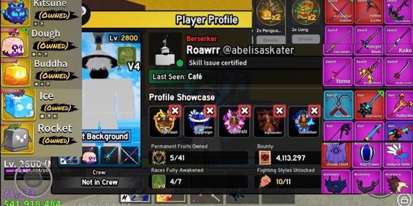 PERM ACCOUNT 5 KITSUNE DOUGH BUDDHA ICE ROCKET