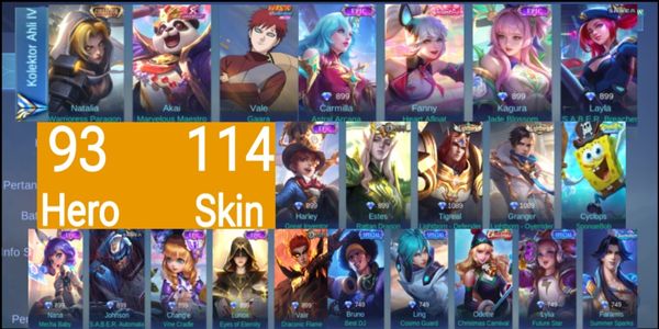 Compte GG Mobile Legends PROMO PAS CHER (#86)