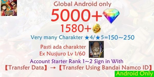 Akun OPBR ONE PIECE Bounty Rush-27