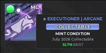 EXECUTIONER ARCANE MC