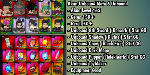 Anime Expedition Unbound Meta Account