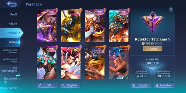 CHEAP ML ACCOUNT MAX EMBLEM, TRANSFORMERS XBORG SKIN, ROGER, LUCKYBOX ALICE, LANCELOT, ALPHA, RUBY, M5 YUZHONG ETC