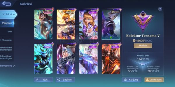 #2 Mobile Legends Account | Famous Collector Cheap