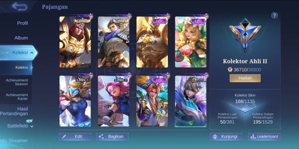 MOBILE LEGEND ACCOUNT | 100+ SKINS | EXPERT COLLECTOR | CHEAP & GUARANTEED