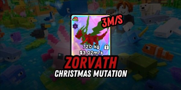 크리스마스 Zorvath 3M/S - 한정 펫 (시즌 패스) | Build A Zoo