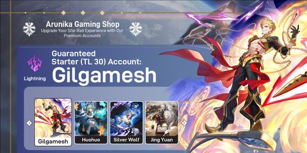 CUENTA STARTER - GILGAMESH + HUOHUO + SILVER WOLF + JING YUAN || PARA MÁS DETALLES REVISA LA DESCRIPCIÓN [ASIA]